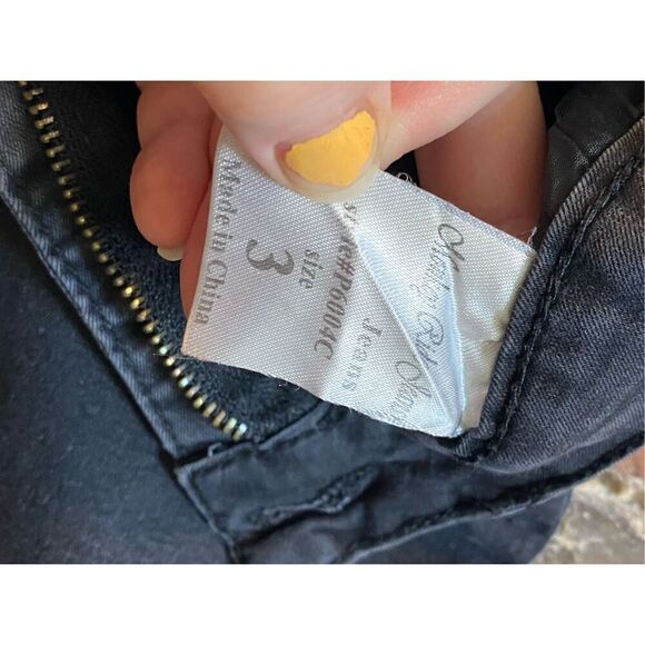 Monkey Ride Jeans Black Wash Skinny Jean Women’s Size 3 - Picture 2 of 7